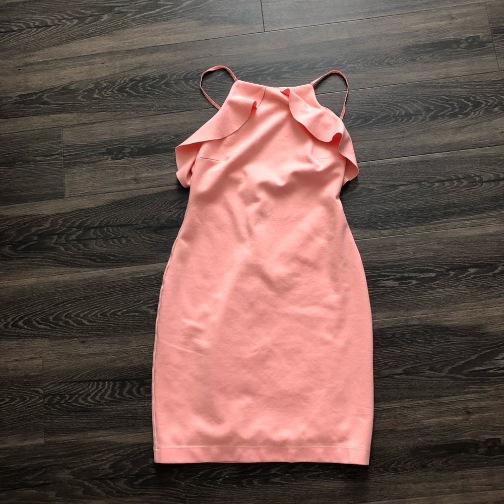 Bodycon dress with open back